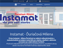 Tablet Screenshot of instamat.cz